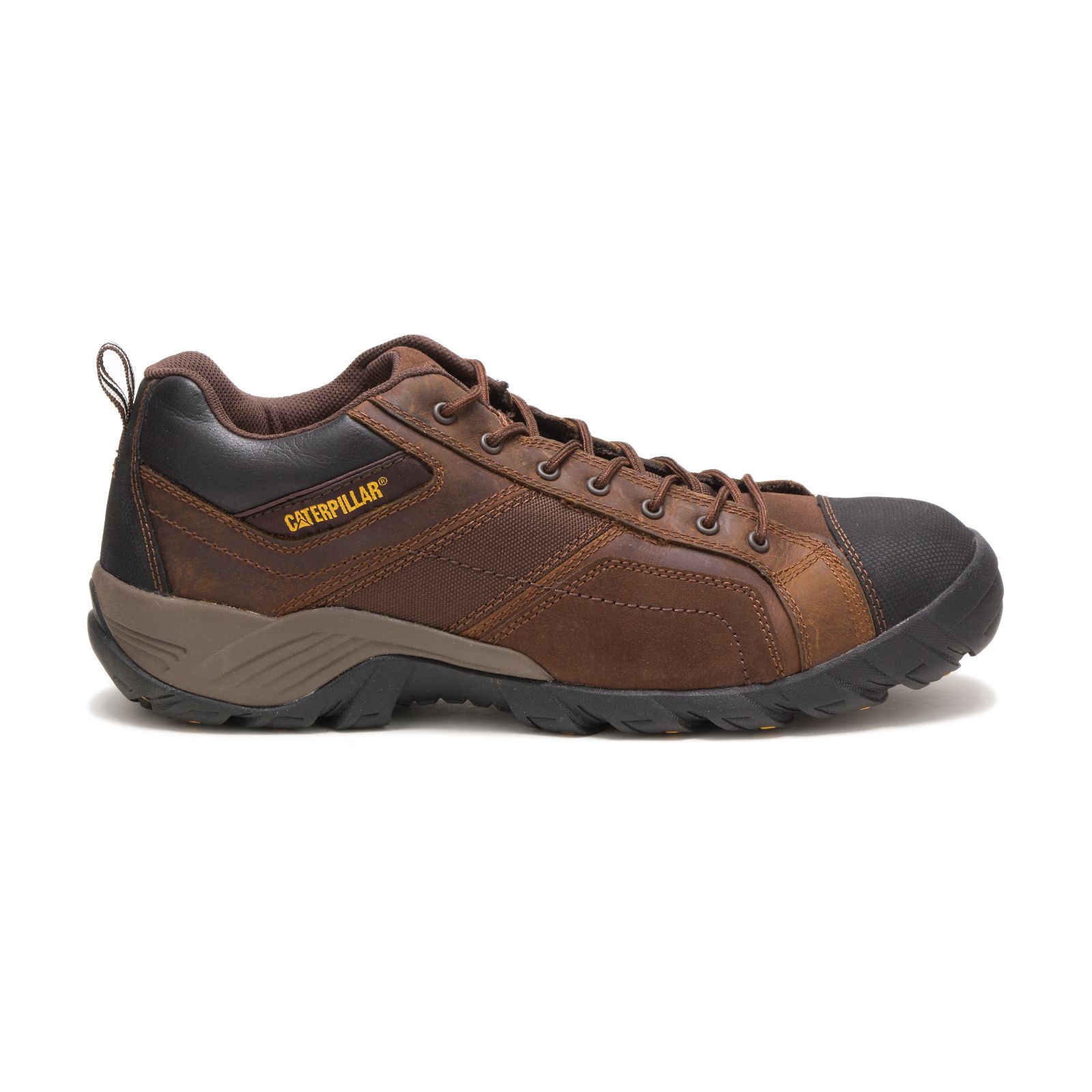 Caterpillar Argon Composite Toe Philippines - Mens Work Shoes - Dark Brown 69715XMGH